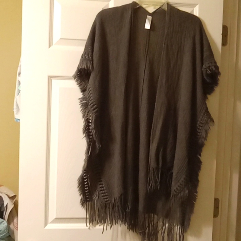 Just Be Gray open front lightweight cardigan 2x